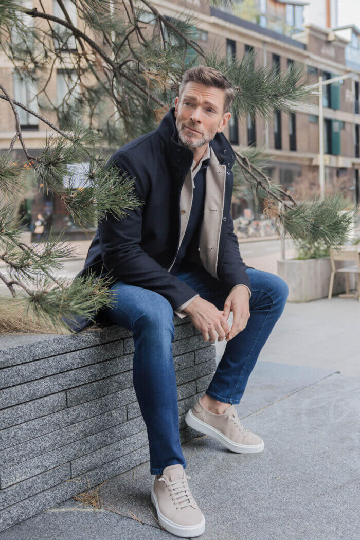 Combinaties Navy & Sand