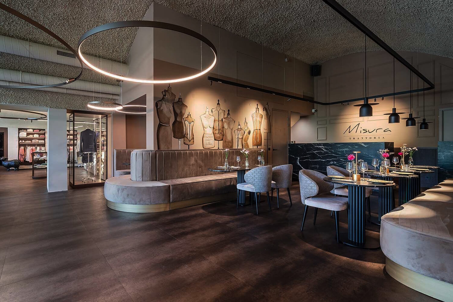 Trattoria in de Misura Department Store in Rotterdam