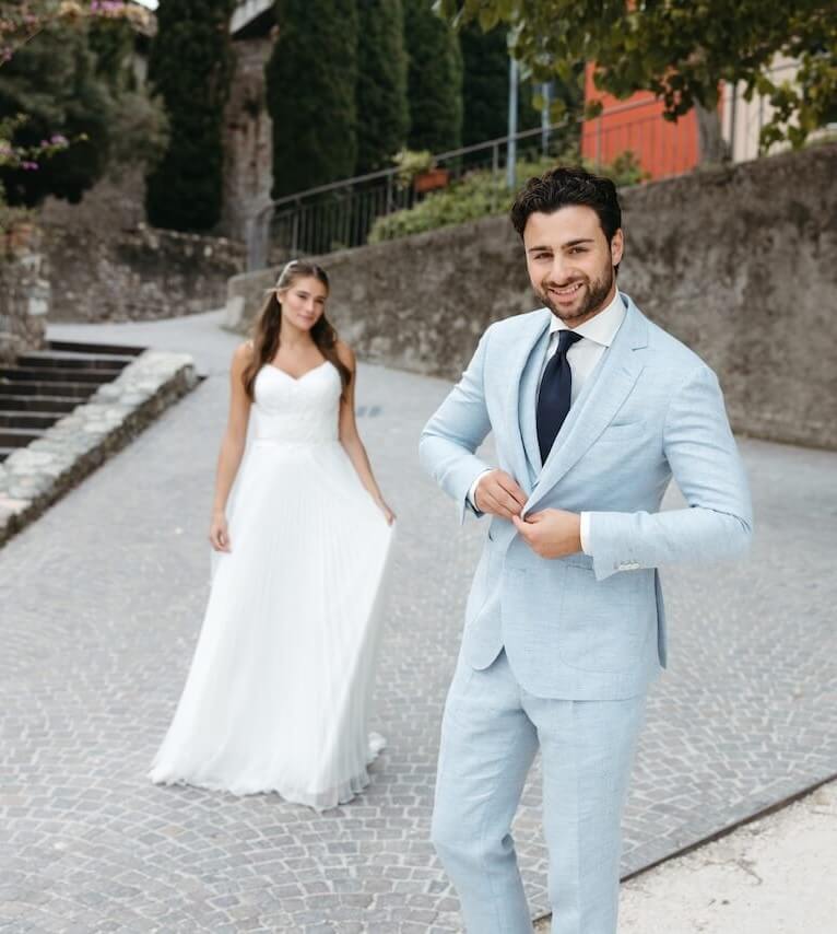 Trouwpak op maat van ons atelier in Amersfoort